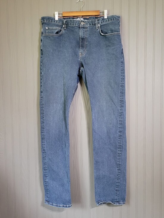 Eddie Bauer Other - Eddie Bauer Denim Jeans Straight Fit Cotton Dark Wash Blue Men's 40x36